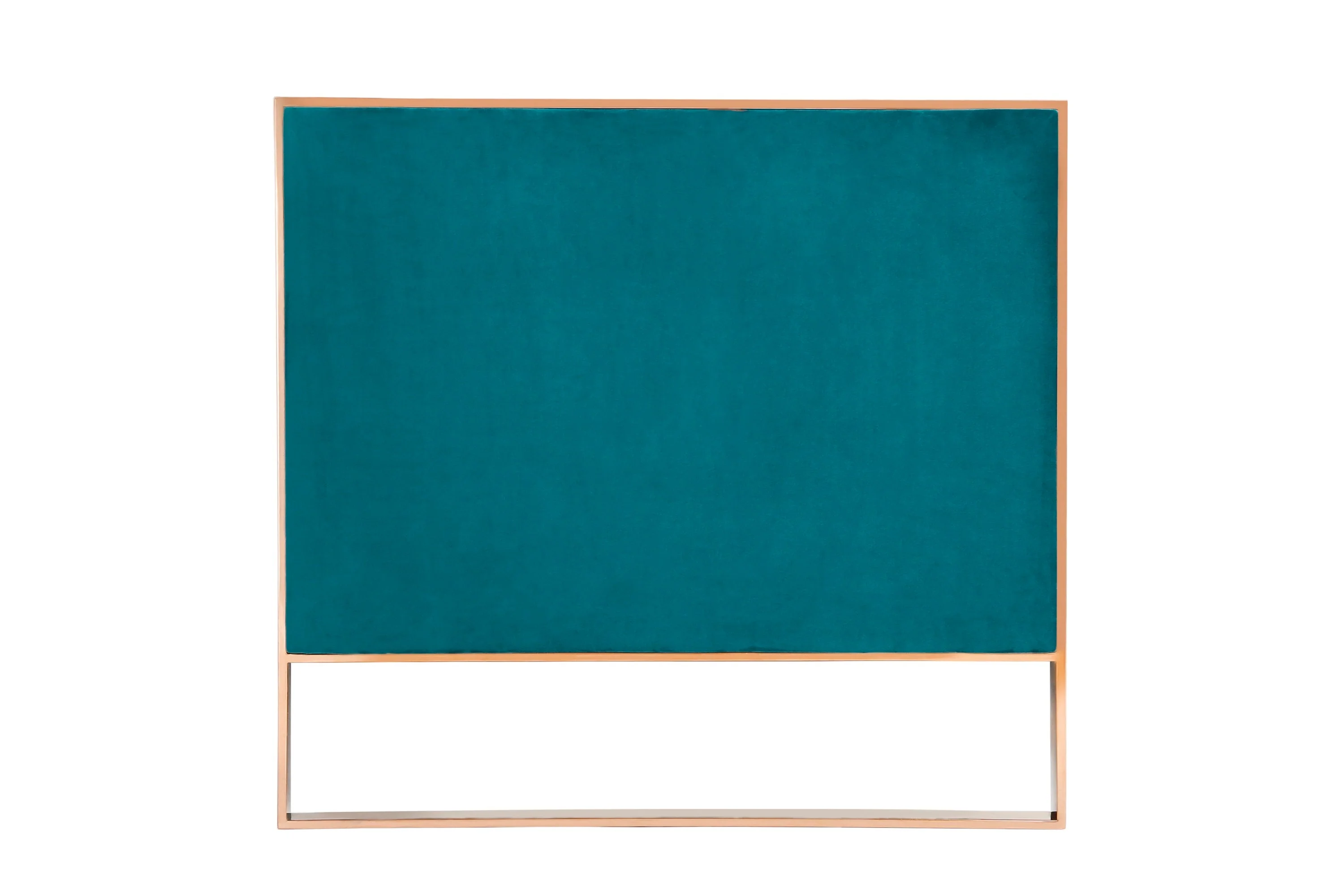 Trillium Sofa in Aqua Blue and Gold - Image 5