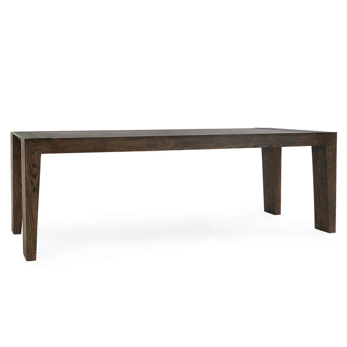 Troy Dining Table - Suede Brown - Image 2