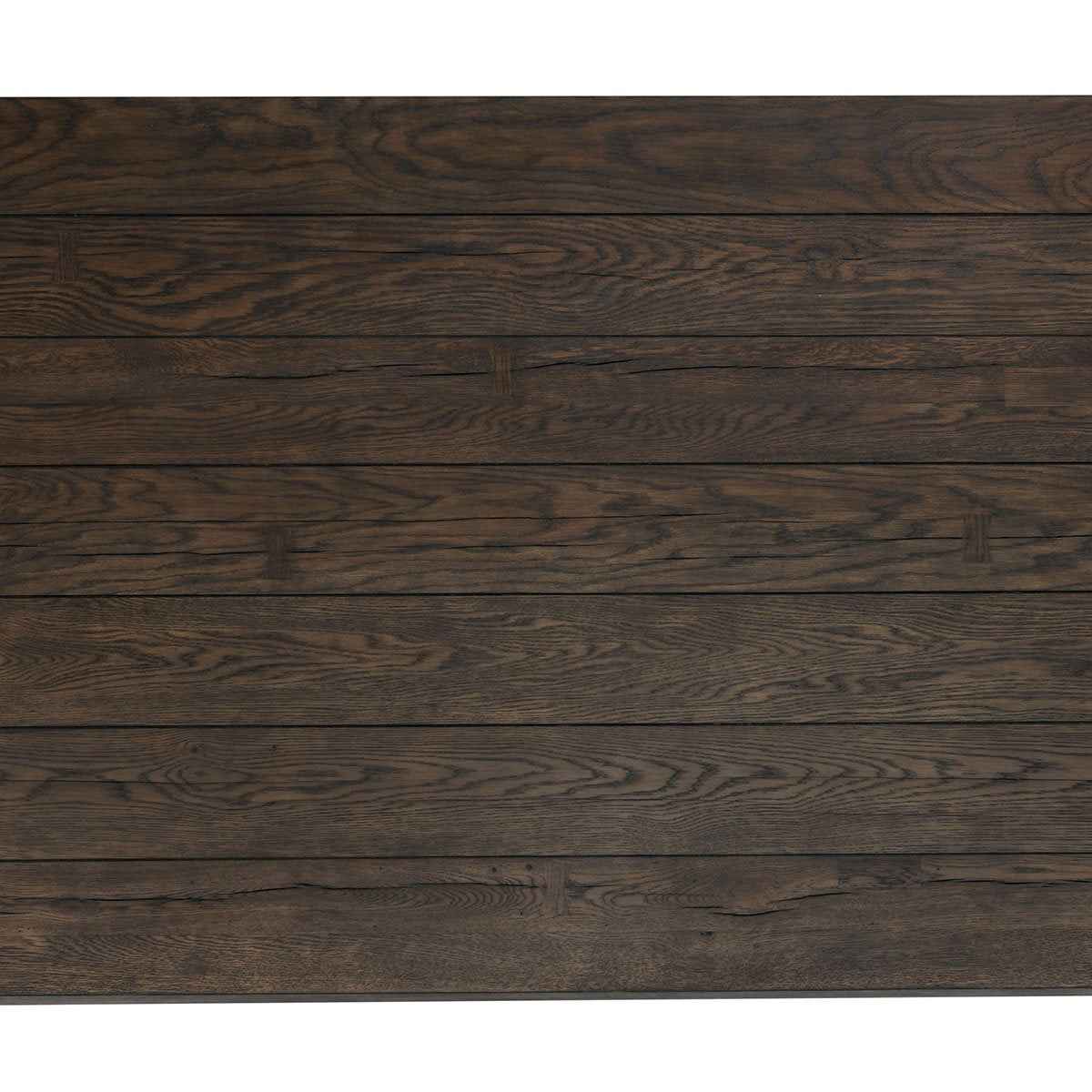 Troy Dining Table - Suede Brown - Image 5