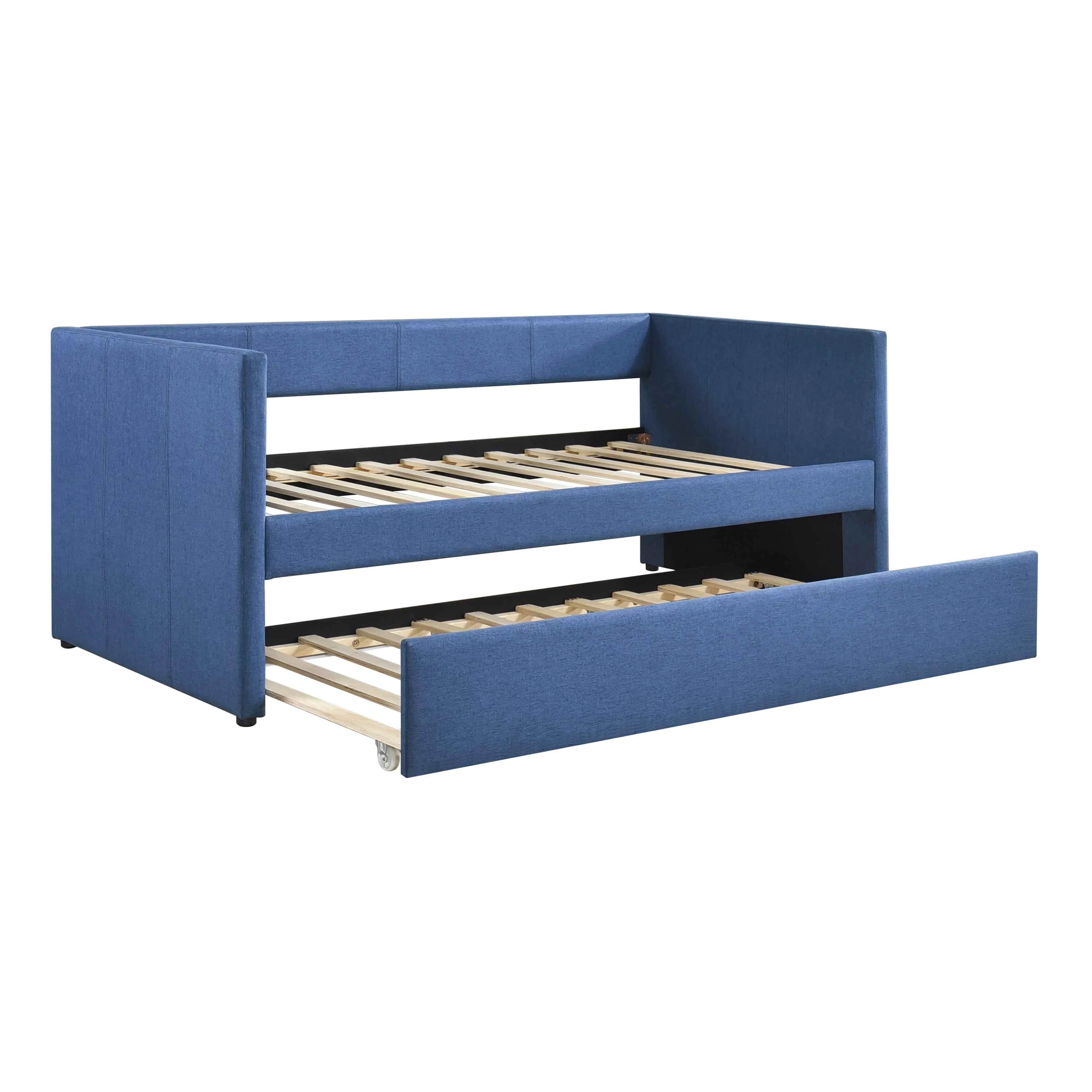 Trudy Blue Twin Daybed with Trundle - Image 4