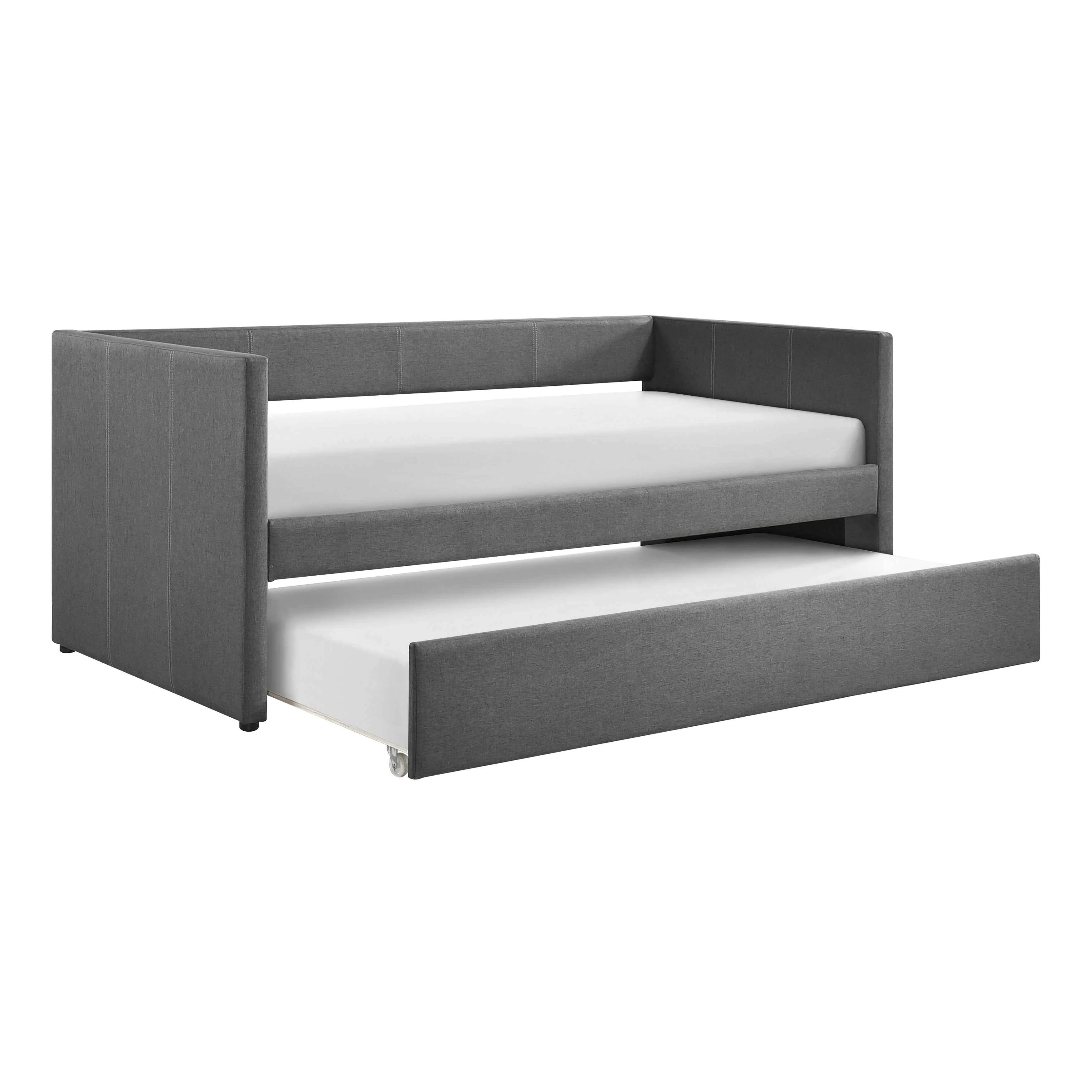 Trudy Dark Gray Twin Daybed with Trundle - Image 3