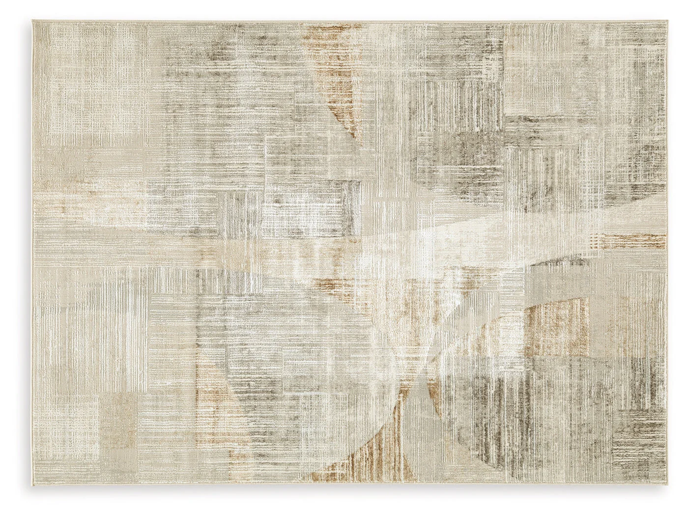 Truward Linen/Gray/Caramel Medium Rug - Image 2