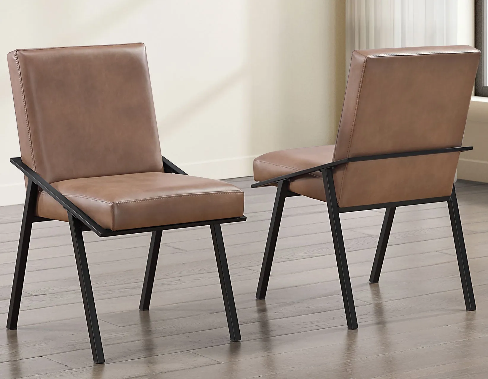 Tucson Brown Side Chair, Set of 2