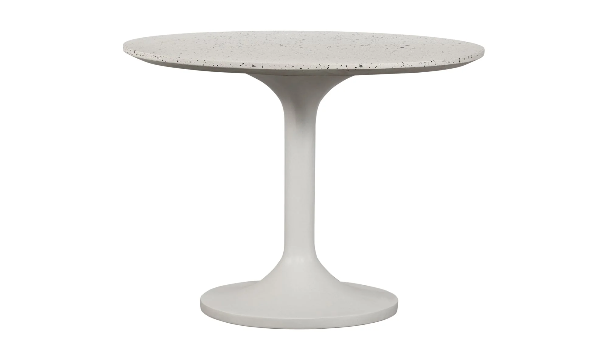 Tuli Outdoor Cafe Table White Terrazzo