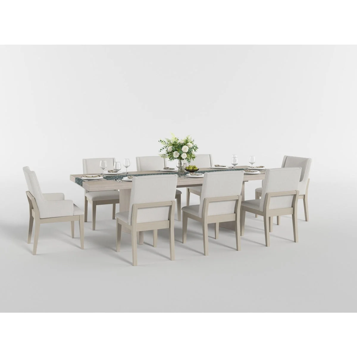 Tundra Ivory Arm Chair, Set of 2 - Image 12