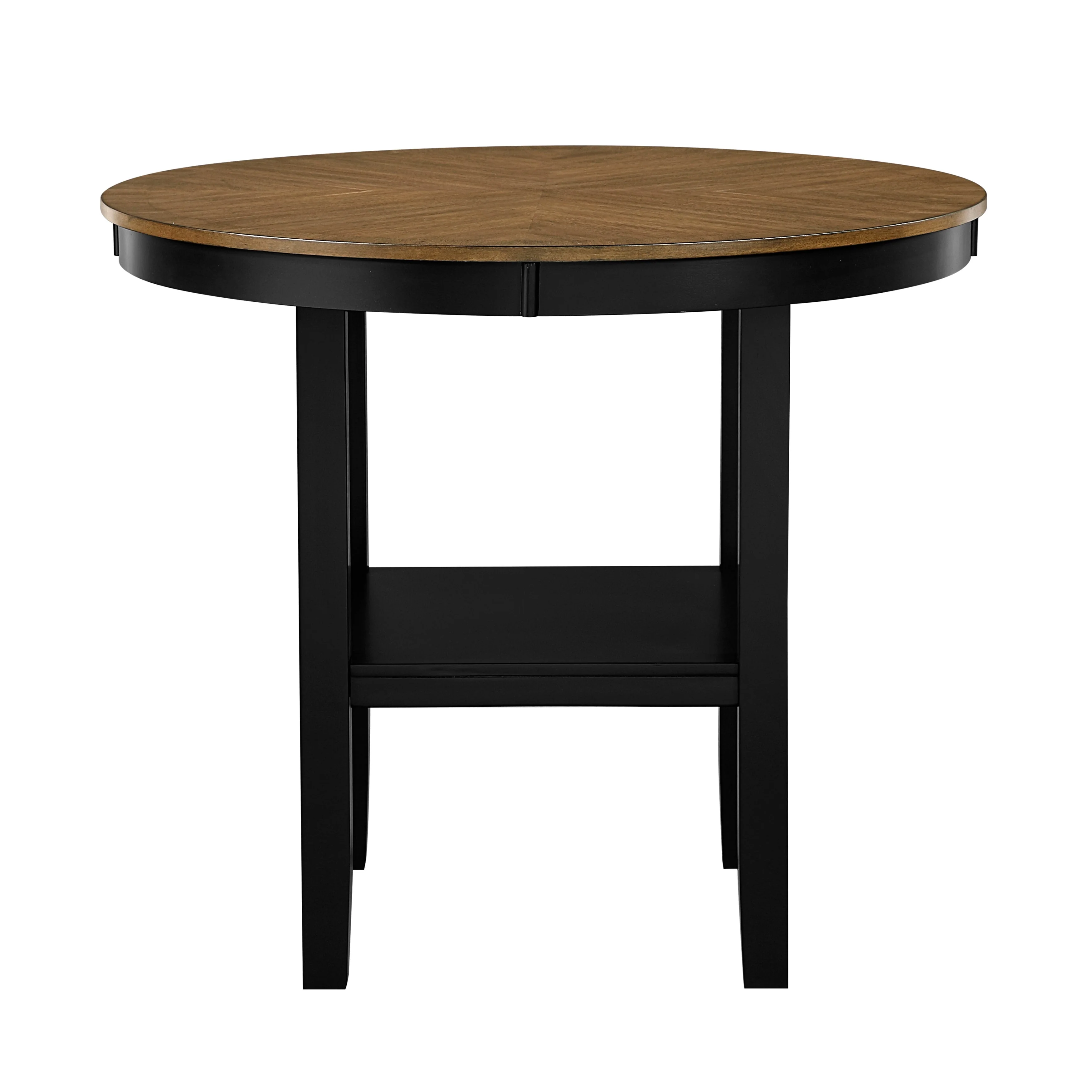Tyler Brown/Black 5-Piece Counter Height Set - Image 2