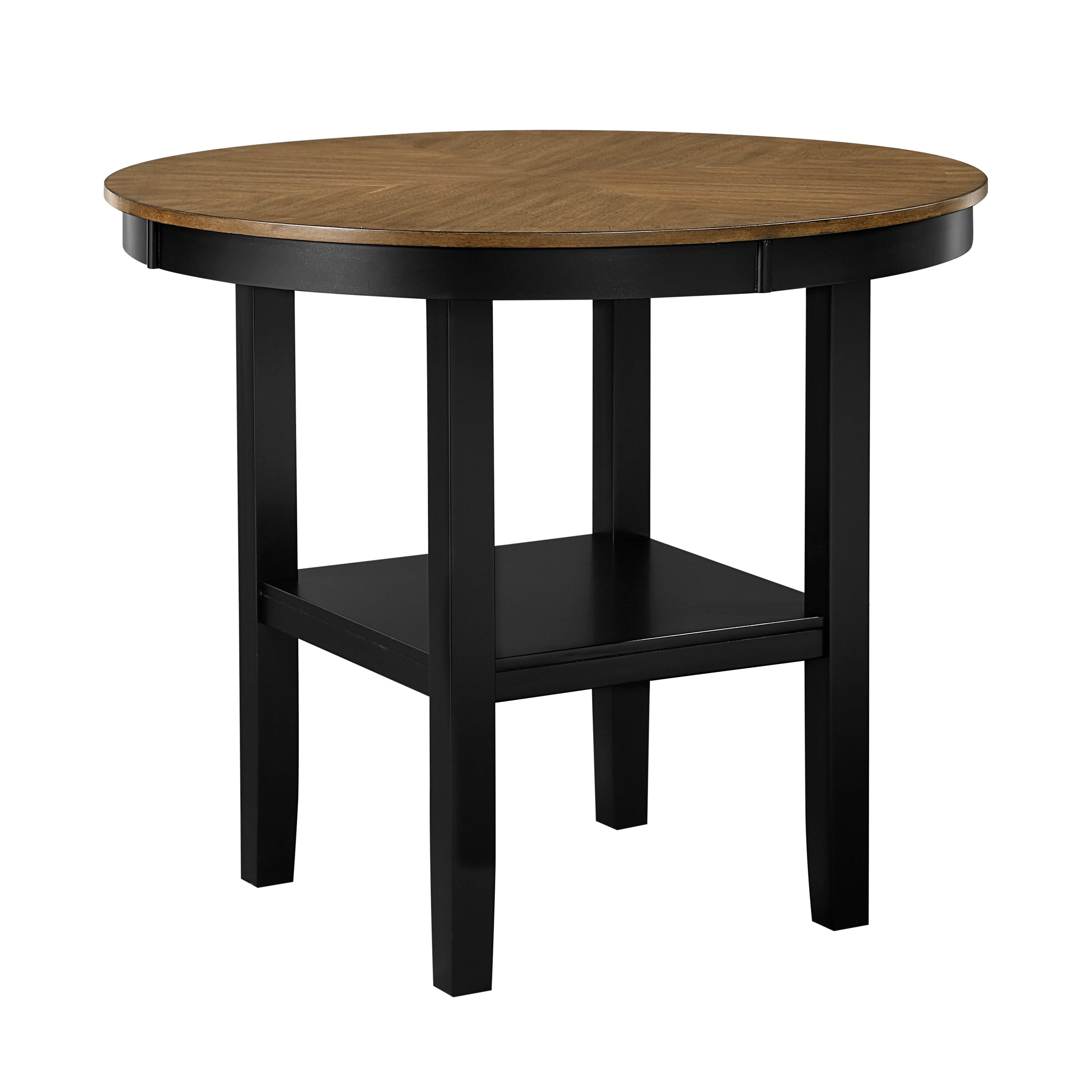 Tyler Brown/Black 5-Piece Counter Height Set - Image 3