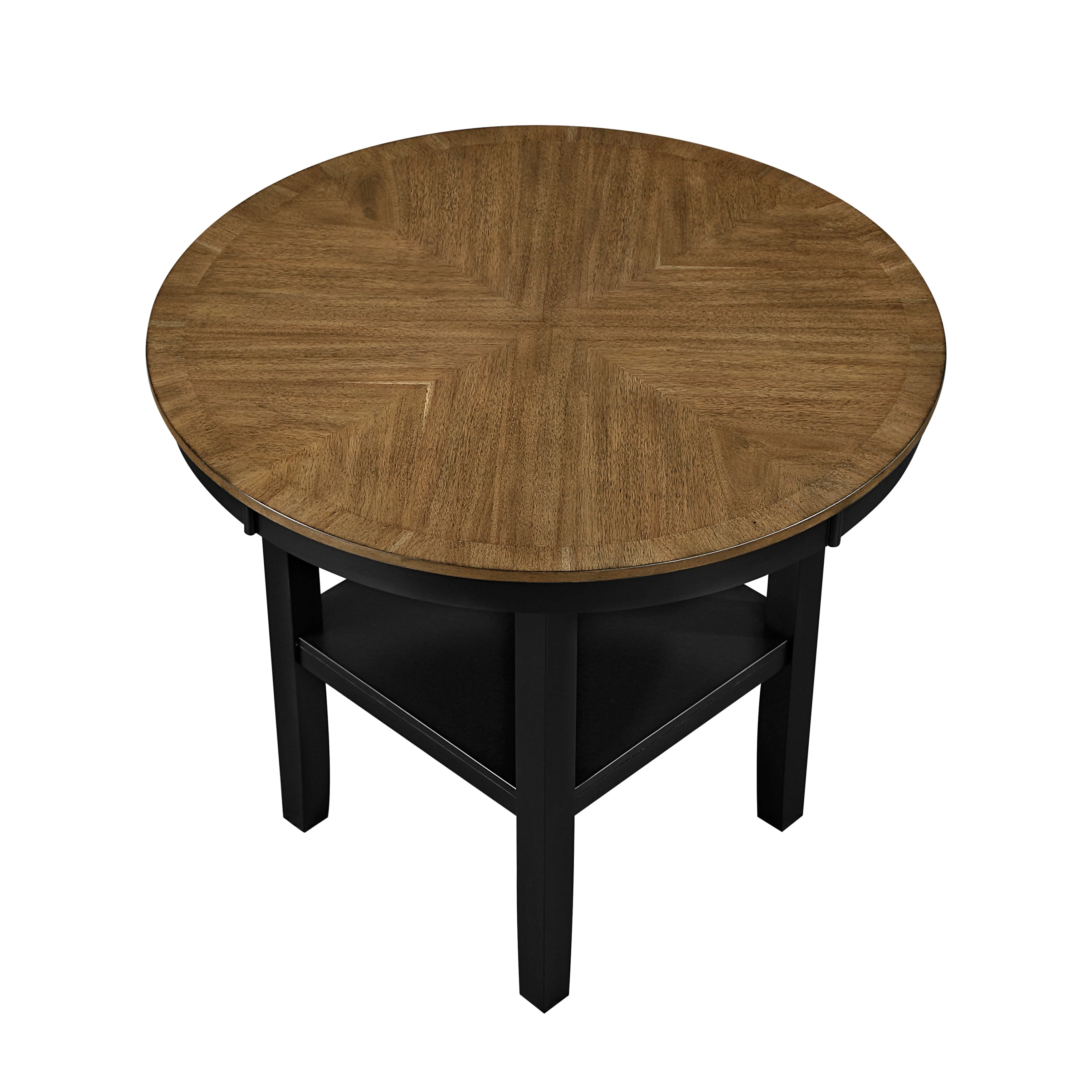 Tyler Brown/Black 5-Piece Counter Height Set - Image 4