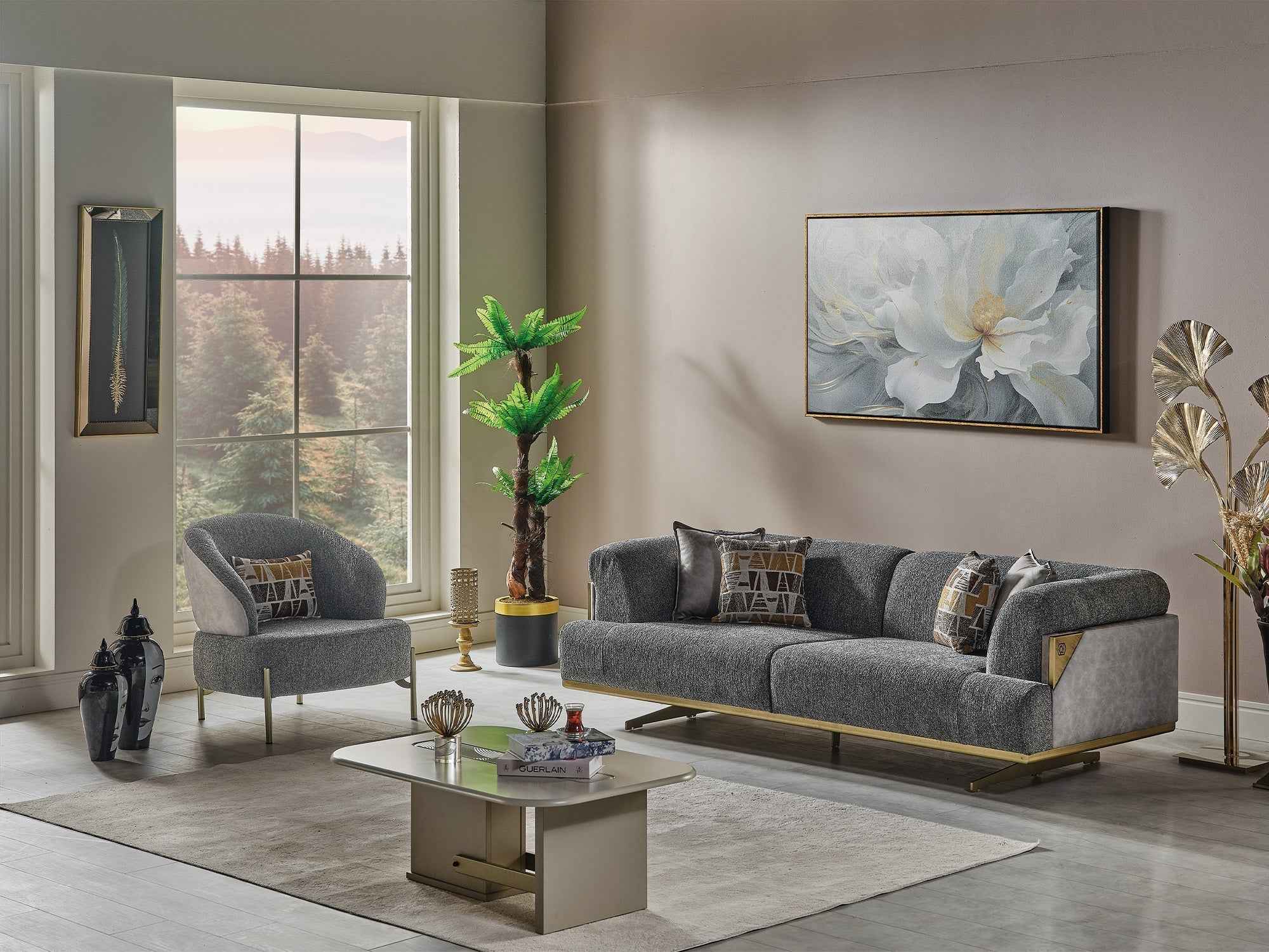 Urla Chair Grey - Image 3