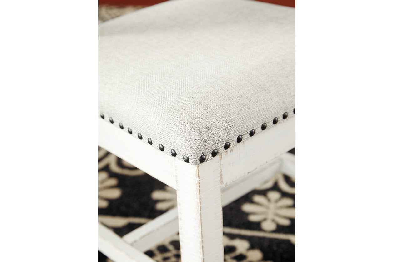 Valebeck Beige & White Dining Chair, Set of 2 - Image 3