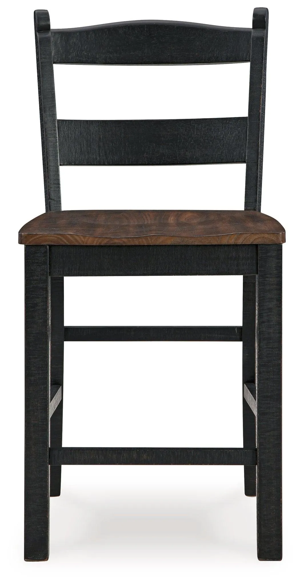Valebeck Black/Brown Counter Height Barstool, Set of 2 - Image 4