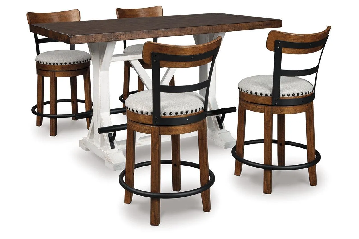 Valebeck Brown Counter Height Dining Table and 4 Barstools - Image 11