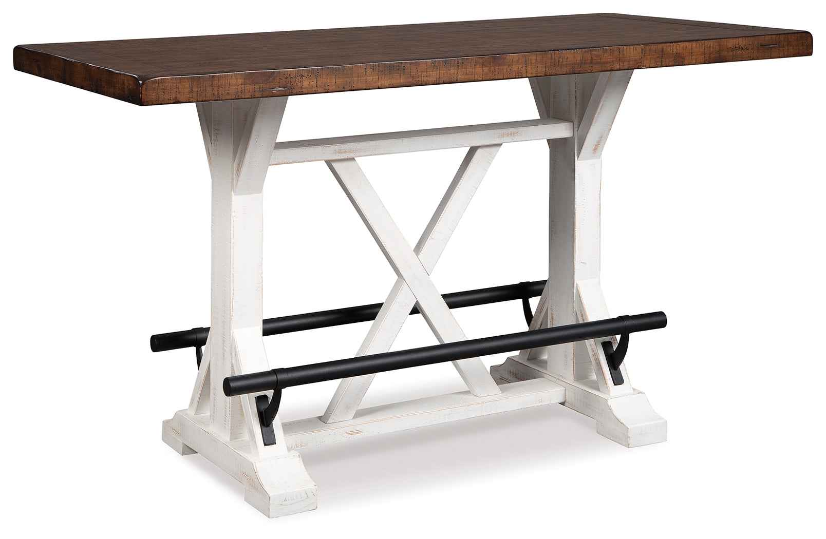 Valebeck White & Brown Counter Height Set - Image 2