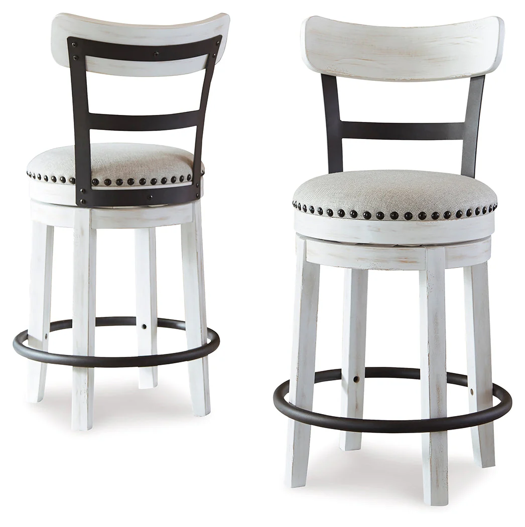 Valebeck White & Brown Counter Height Set - Image 7