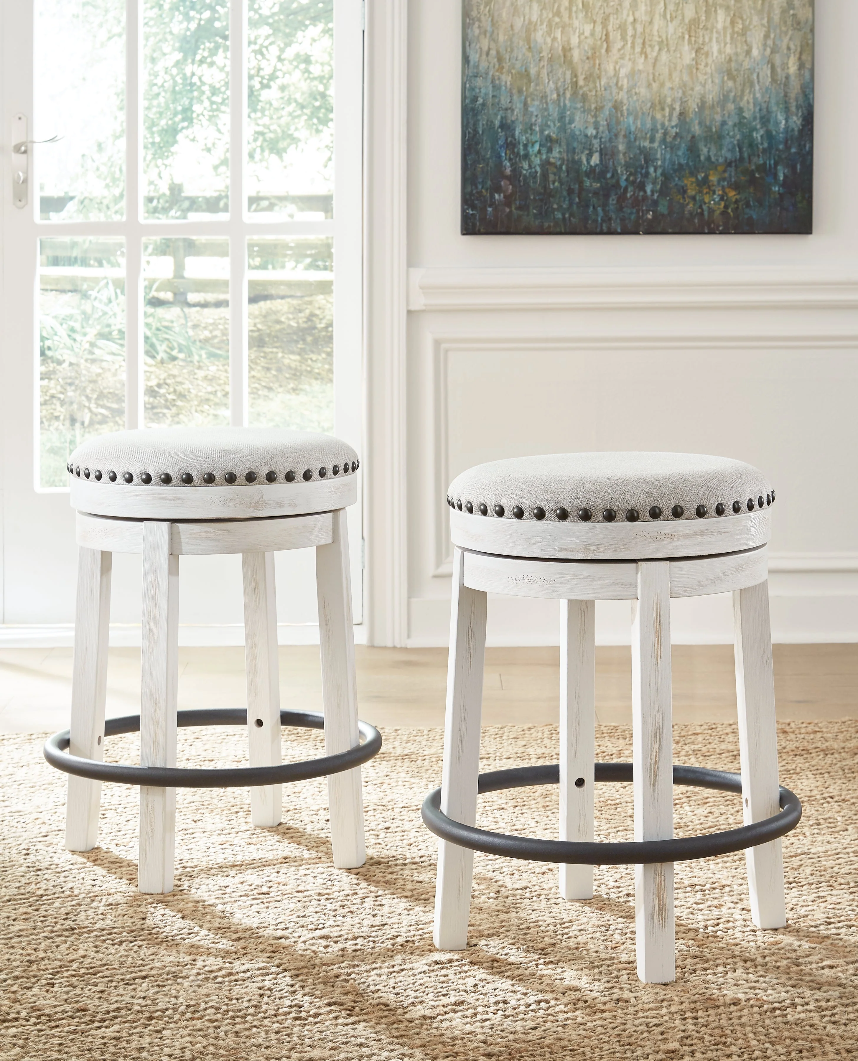 Valebeck White & Brown Counter Height Set - Image 13