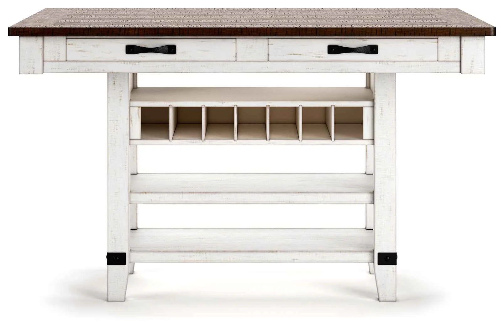Valebeck White & Brown Counter Height Set - Image 3