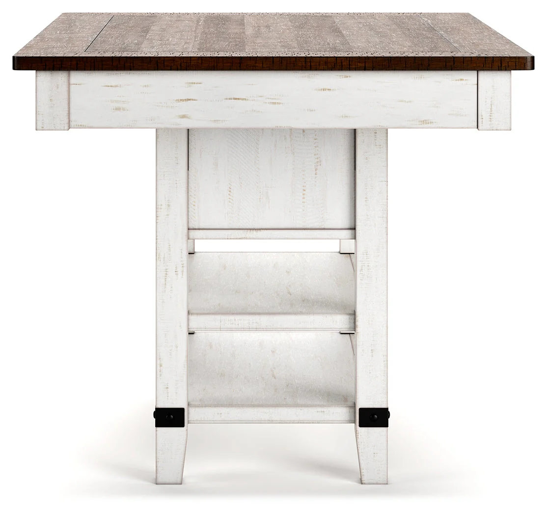 Valebeck White & Brown Counter Height Set - Image 6