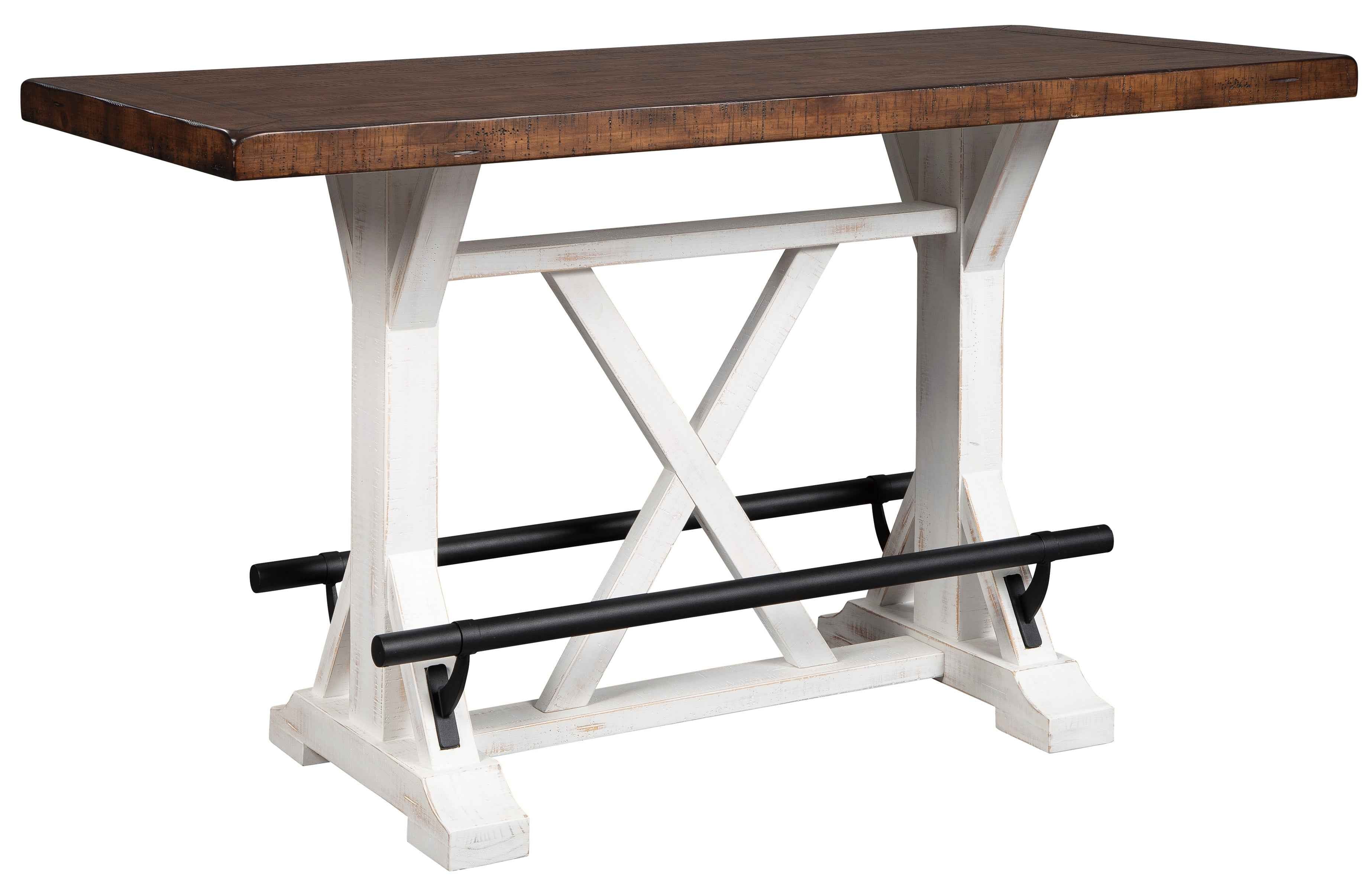 Valebeck White & Brown Counter Height Set - Image 3