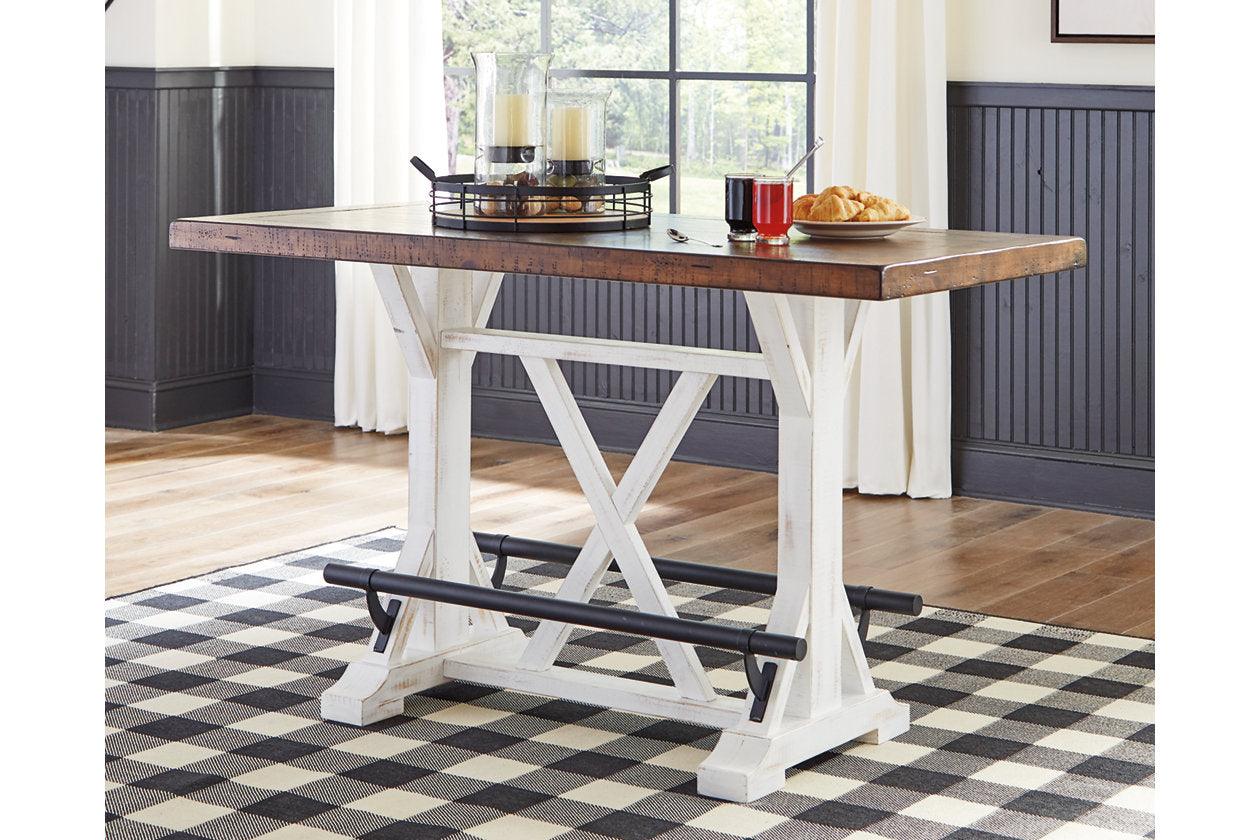 Valebeck White Counter Height Dining Table and 2 Barstools - Image 7