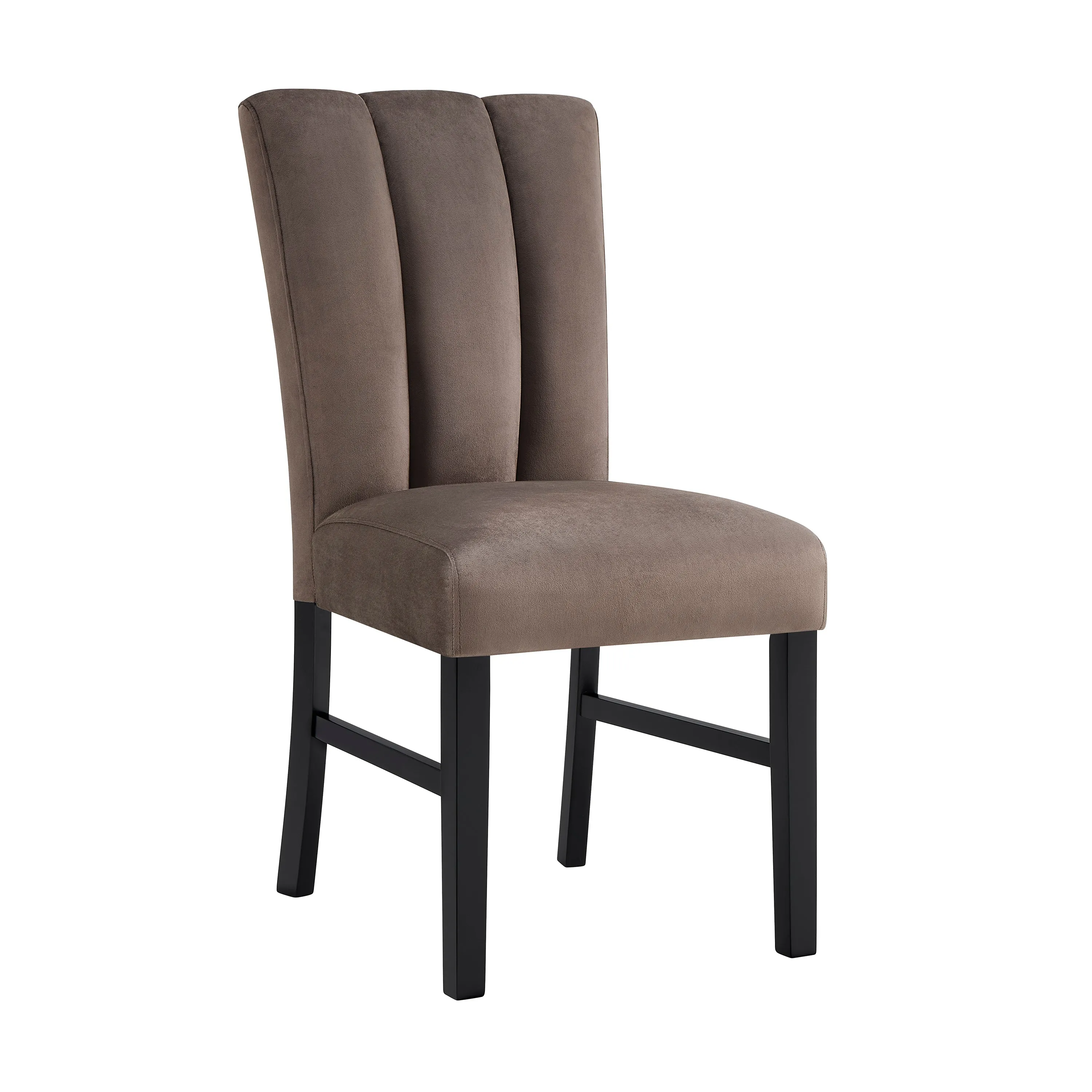 Vega Black/Brown Side Chair (Set of 2)