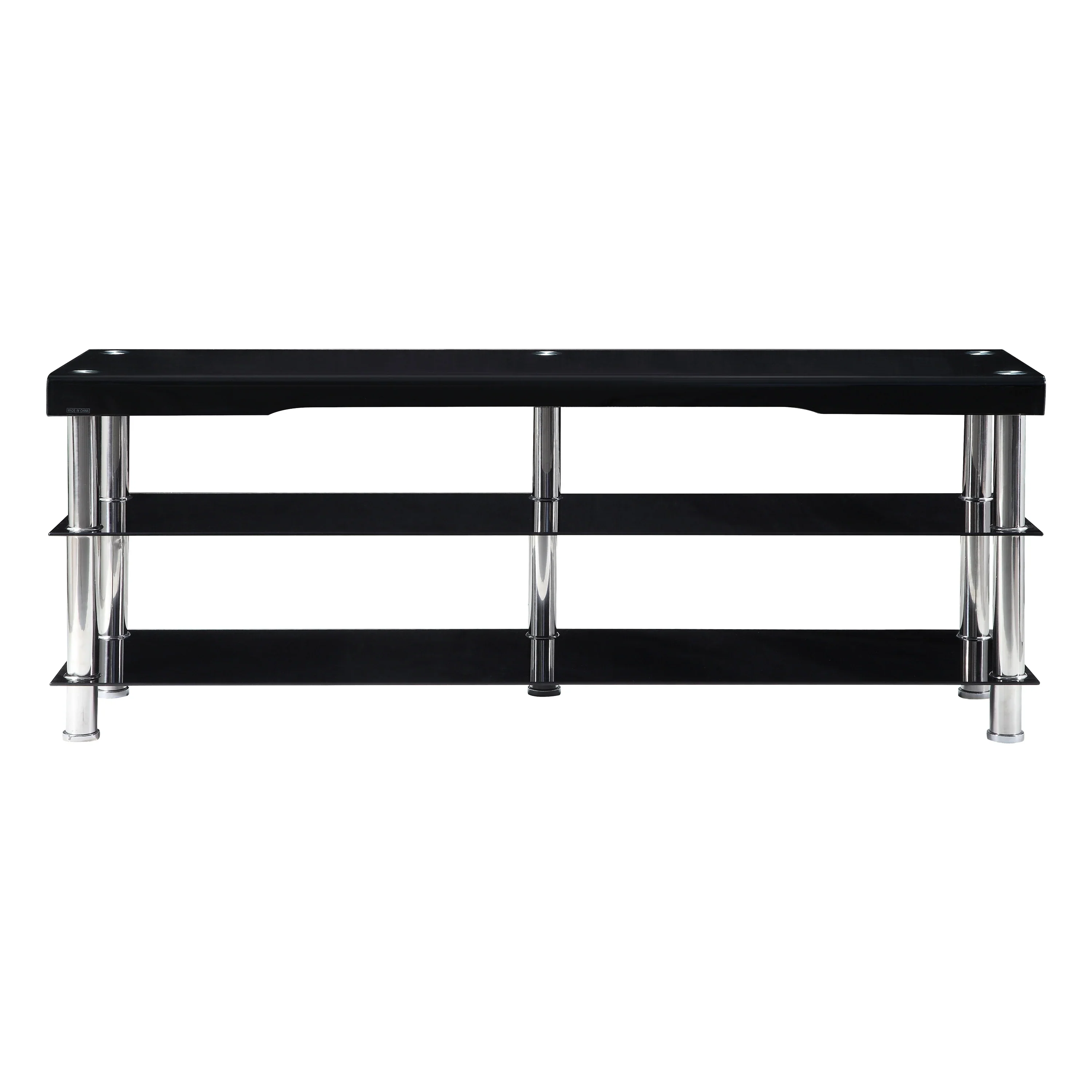 Velva Black Glass TV Stand - Image 2