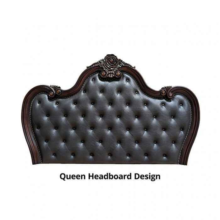 Ventresca Dark Cherry 5-Piece Queen Bedroom Set - Image 3