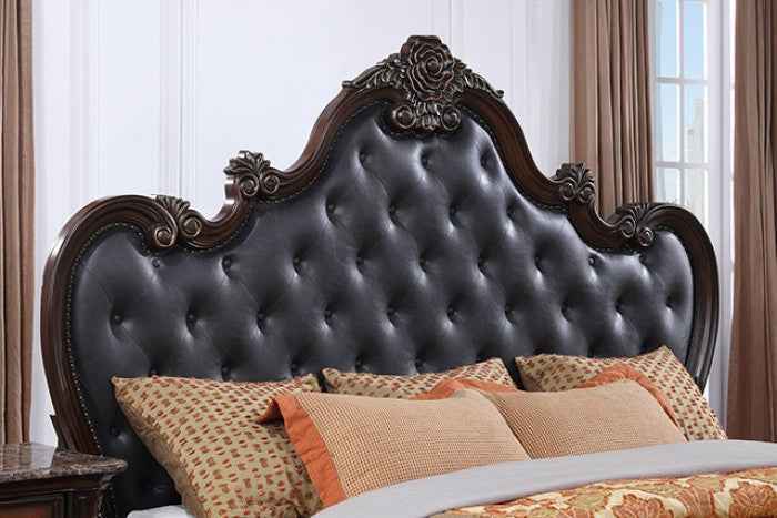 Ventresca Dark Cherry 5-Piece Queen Bedroom Set - Image 4