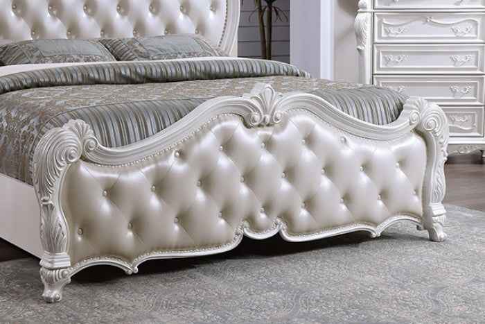 Ventresca White 4-Piece Queen Bedroom Set - Image 5