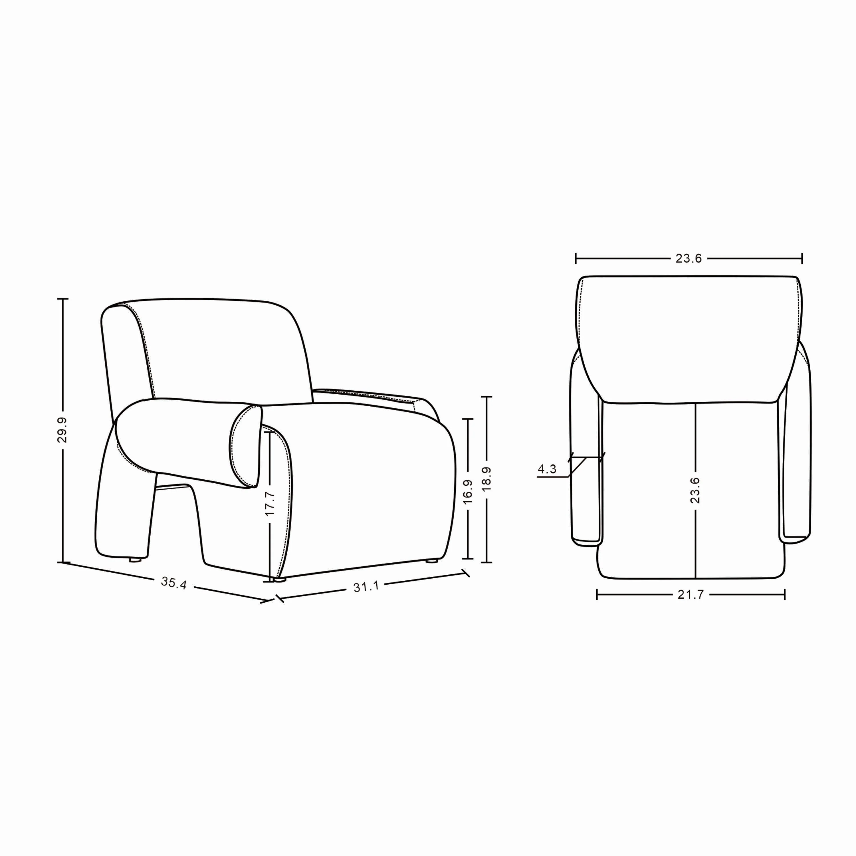 Verandah Accent Chairs in Olive Green (set of 2) - Image 2