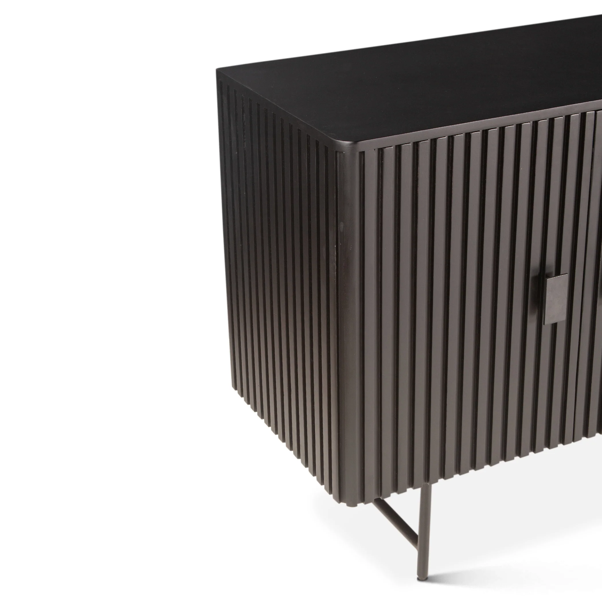 Verbania 67" Sideboard in Matte Black - Image 3