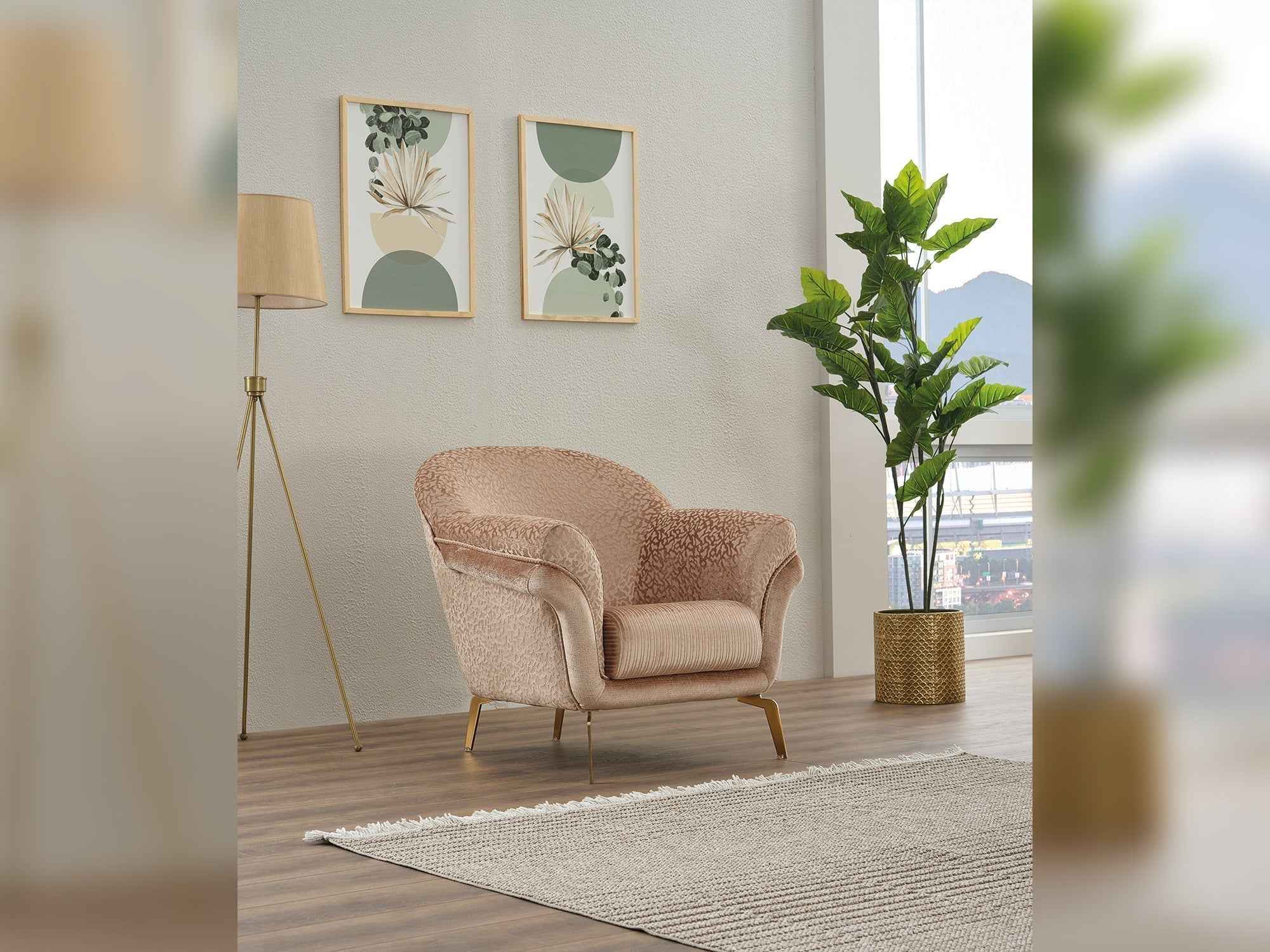 Versace Beige Chair - Image 3