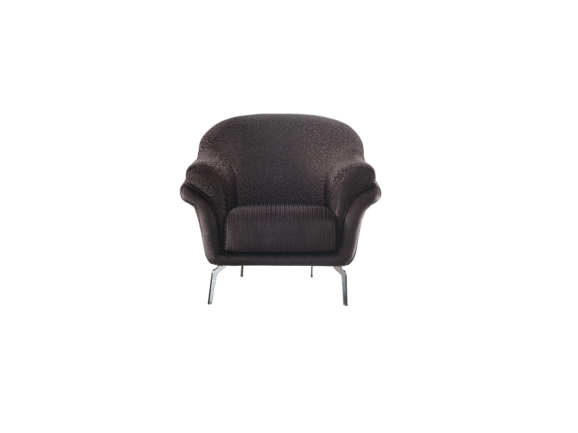 Versace Dark Grey 3-pieces (Sofa & Loveseat & Chair) Living Room Set - Image 12