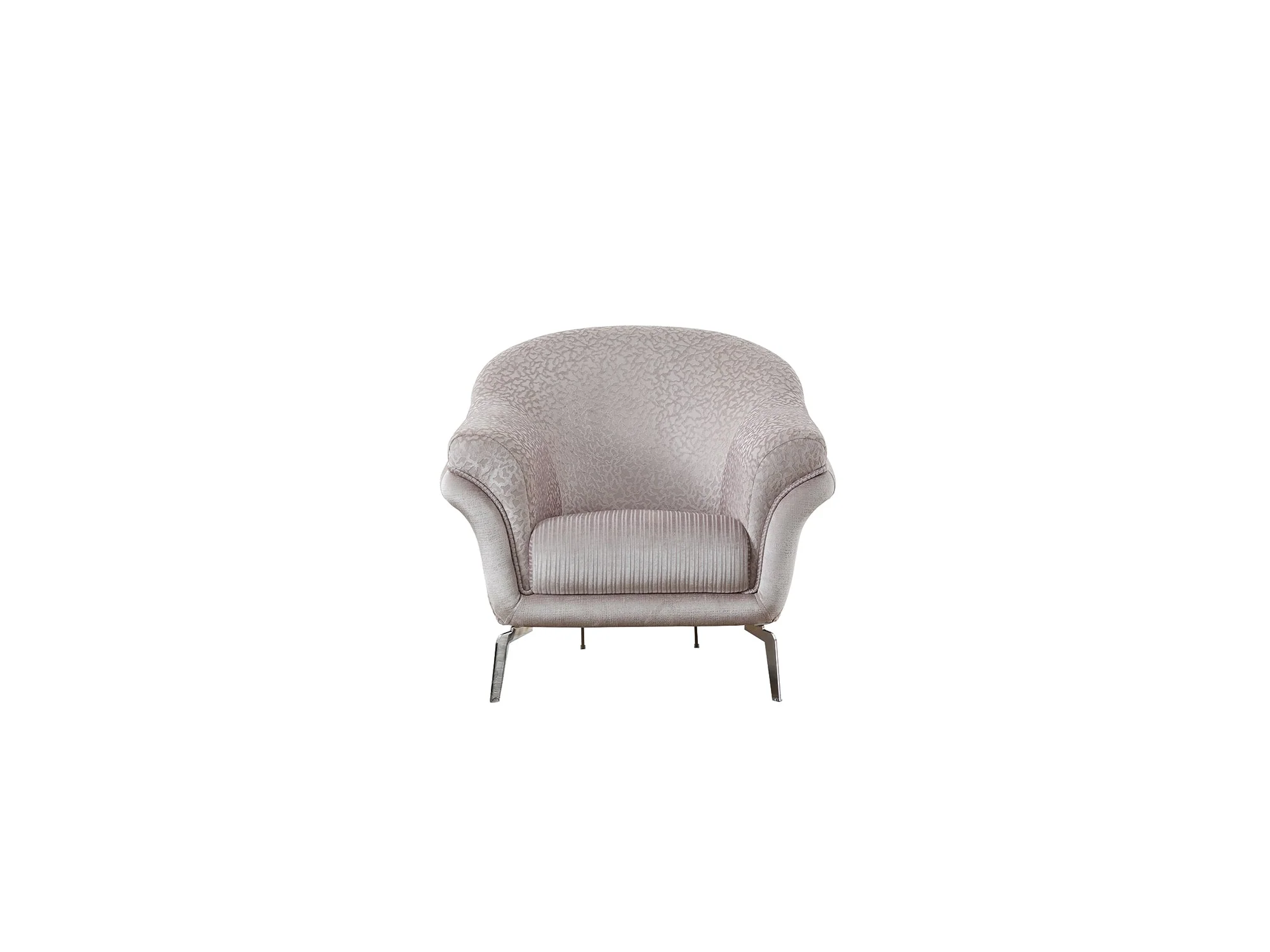 Versace Light Grey 3-pieces (Sofa & Loveseat & Chair) Living Room Set - Image 13