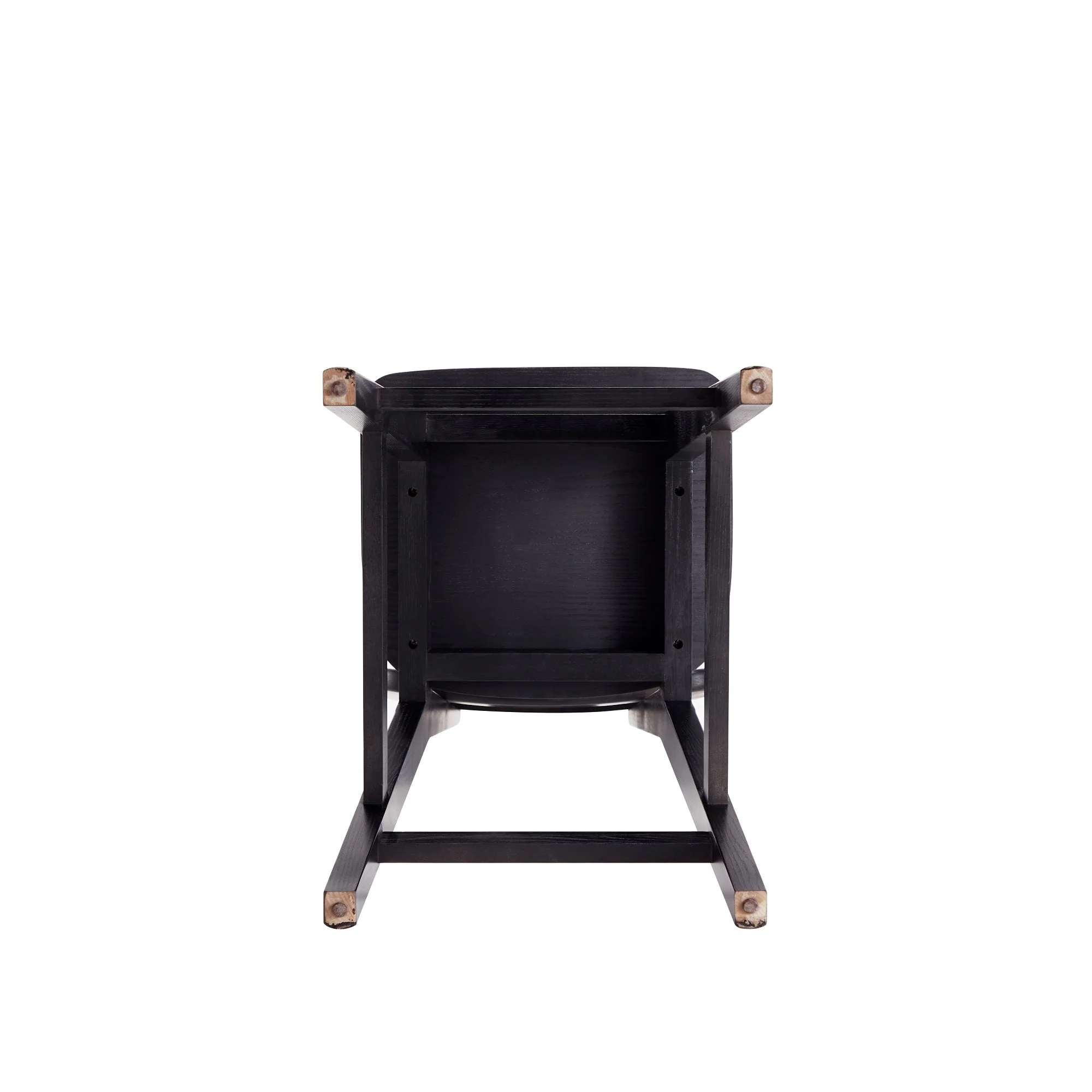 Versailles Counter Stool in Black and Natural Cane - Image 9