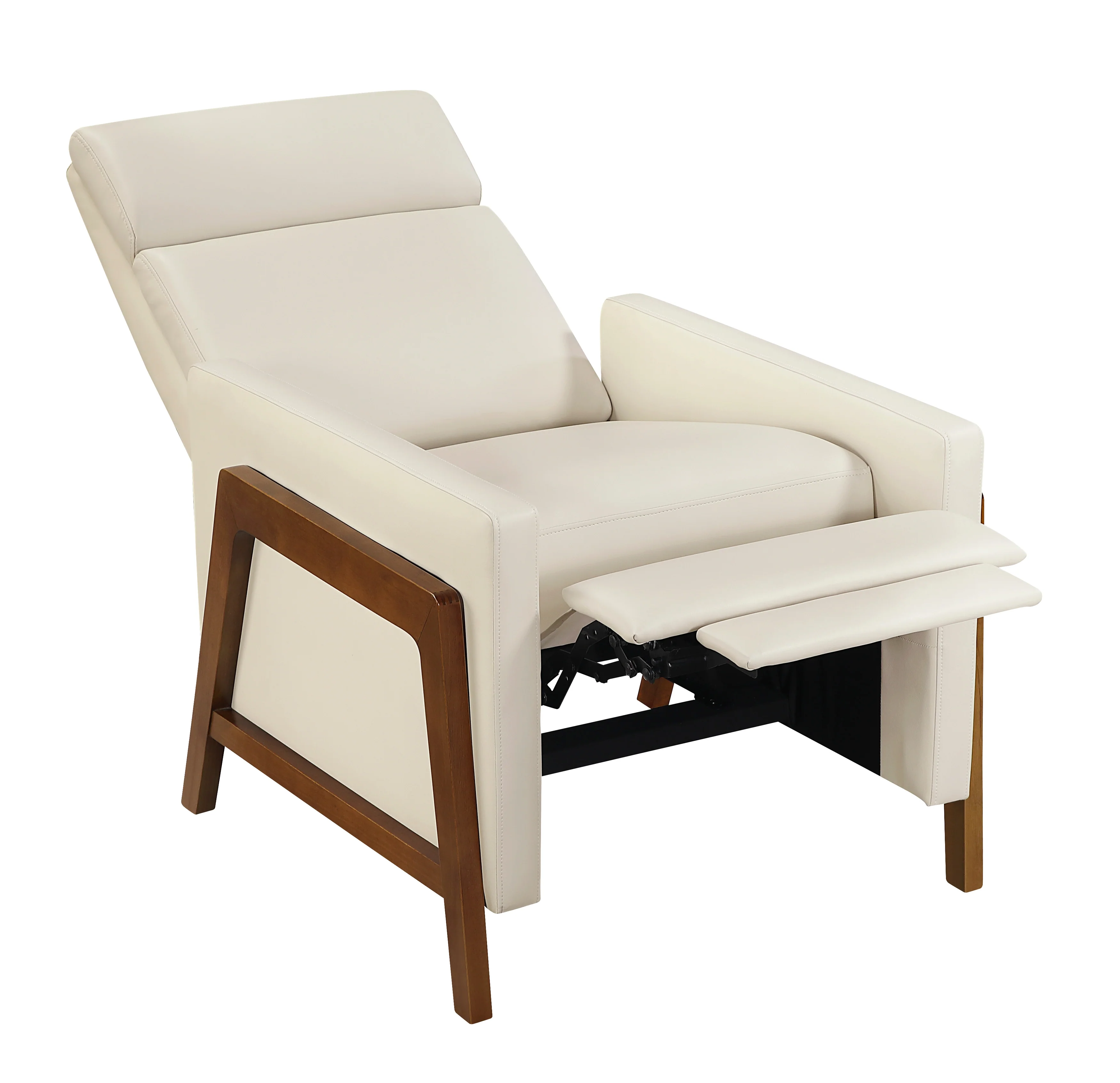 Verve Light Beige Push Back Reclining Chair - Image 8
