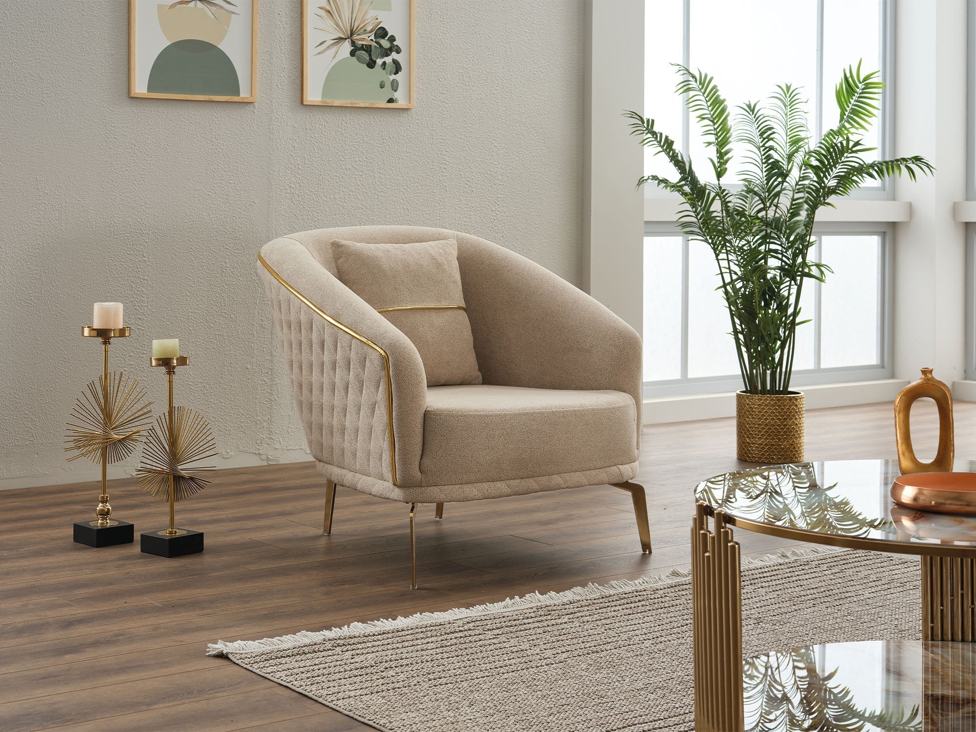 Victoria Chair Cream - Image 8