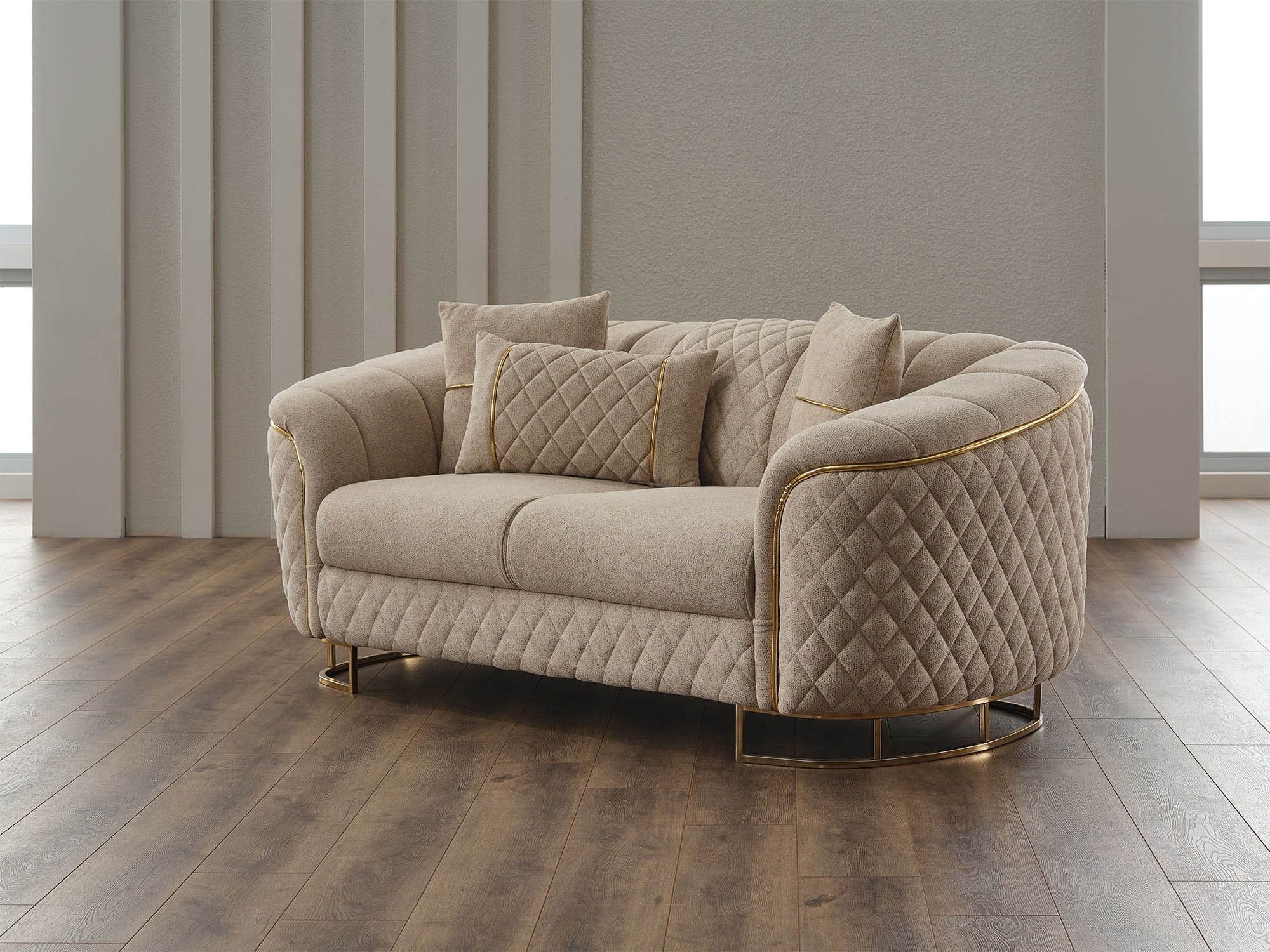 Victoria Cream 3-pieces Living Room Set - Image 14