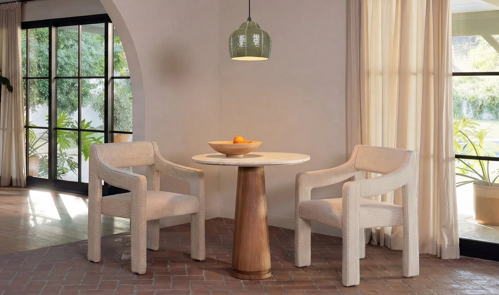 Vida Pendant Lamp Green - Image 2