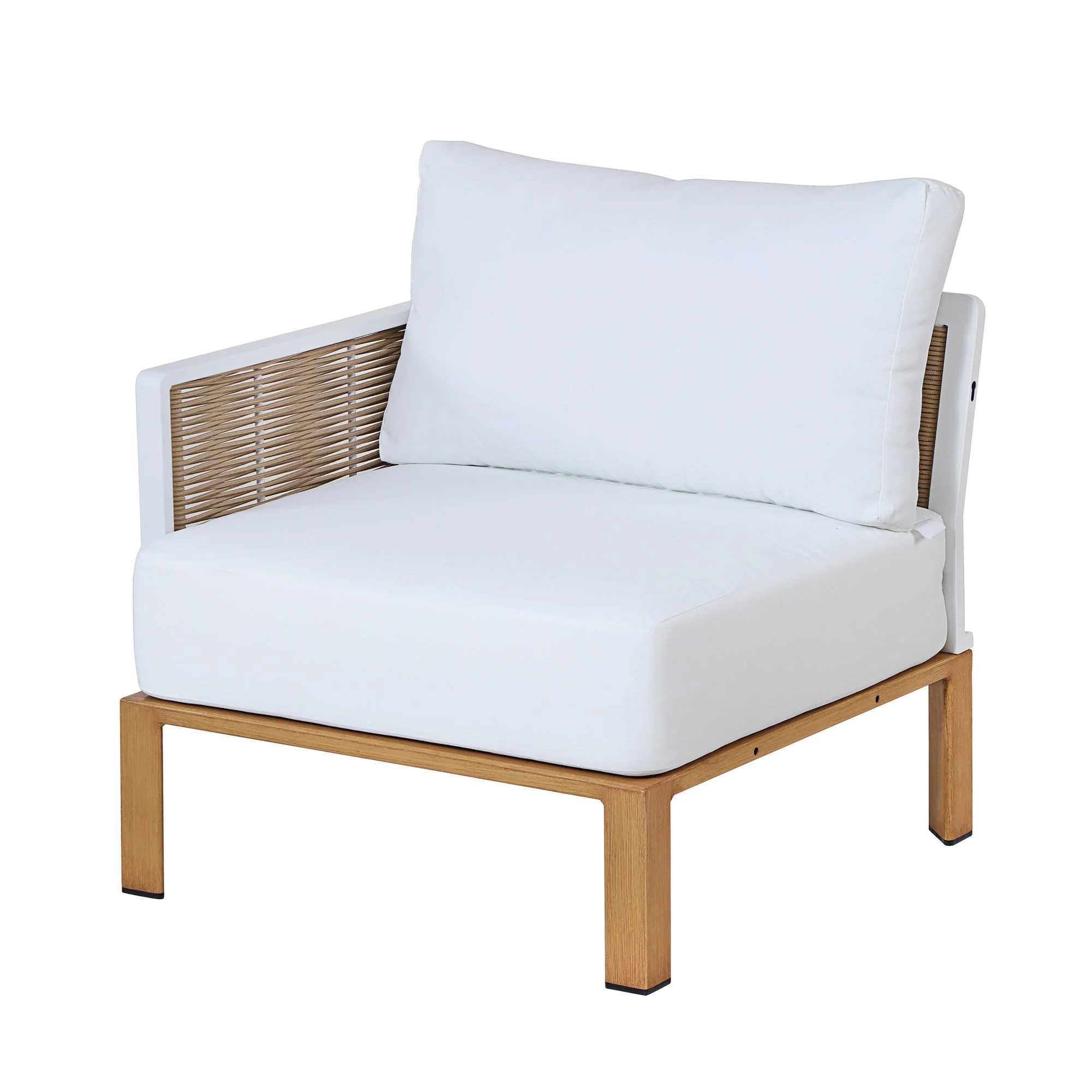 Vine 4-Piece Patio Conversation Set in Cream - Image 21