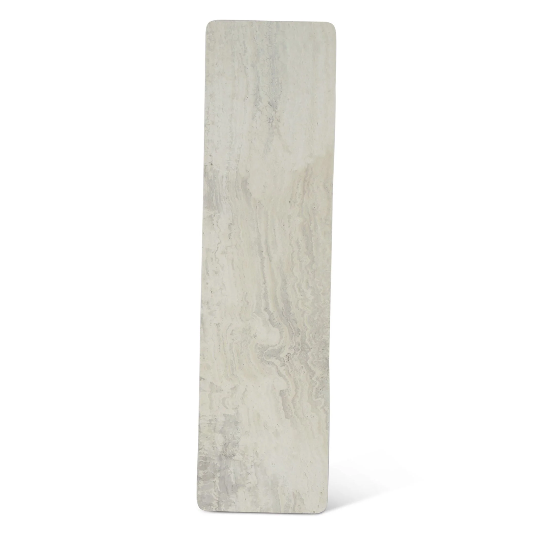 Vista 60" Console Table with White Travertine and Light Base - Image 6