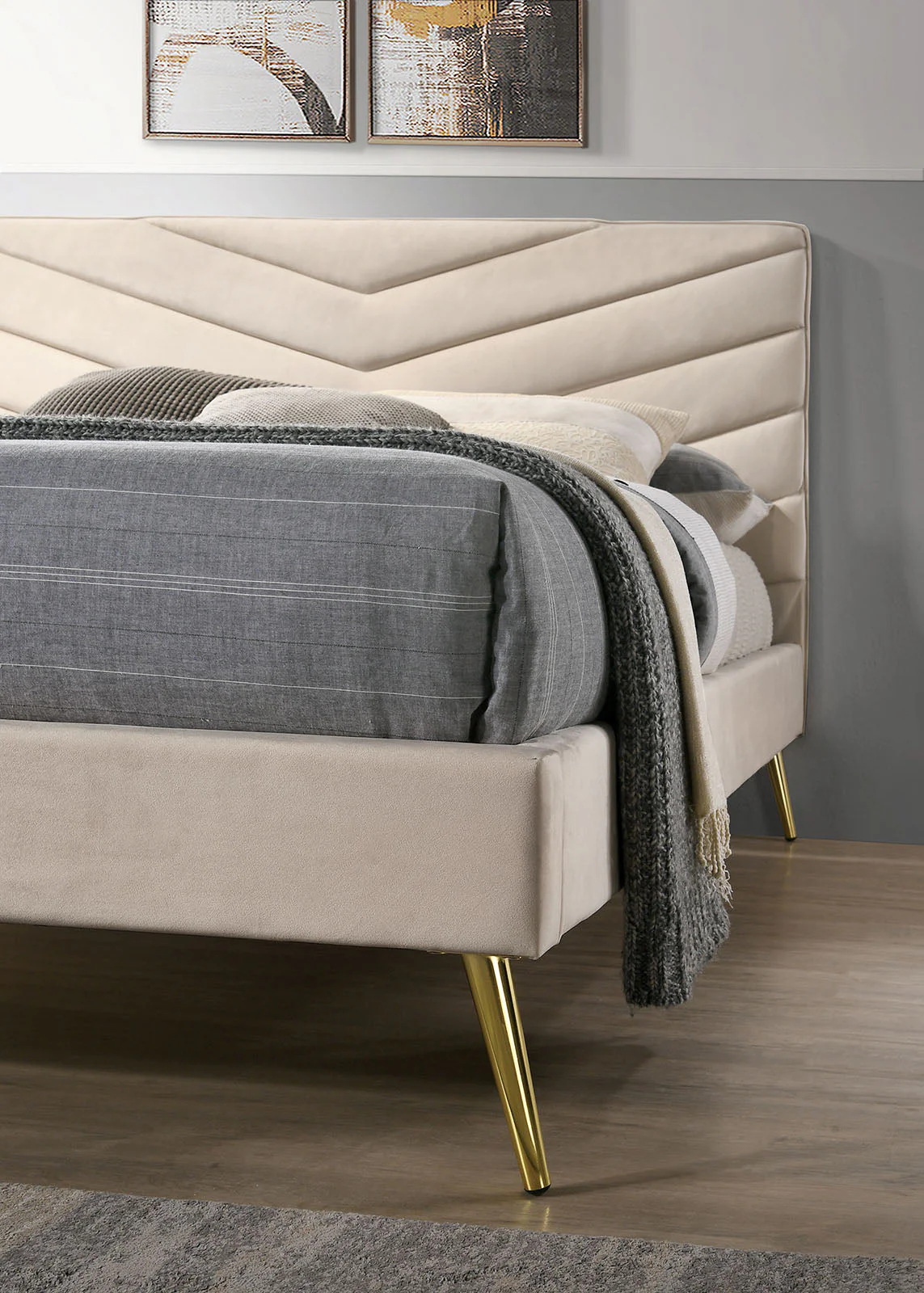Vivar Beige King Bed - Image 2