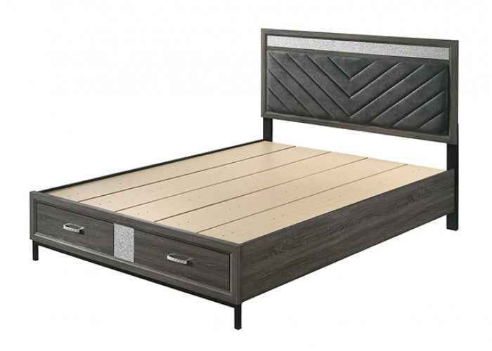 Voleta Gray 5-Piece Queen Bedroom Set - Image 3