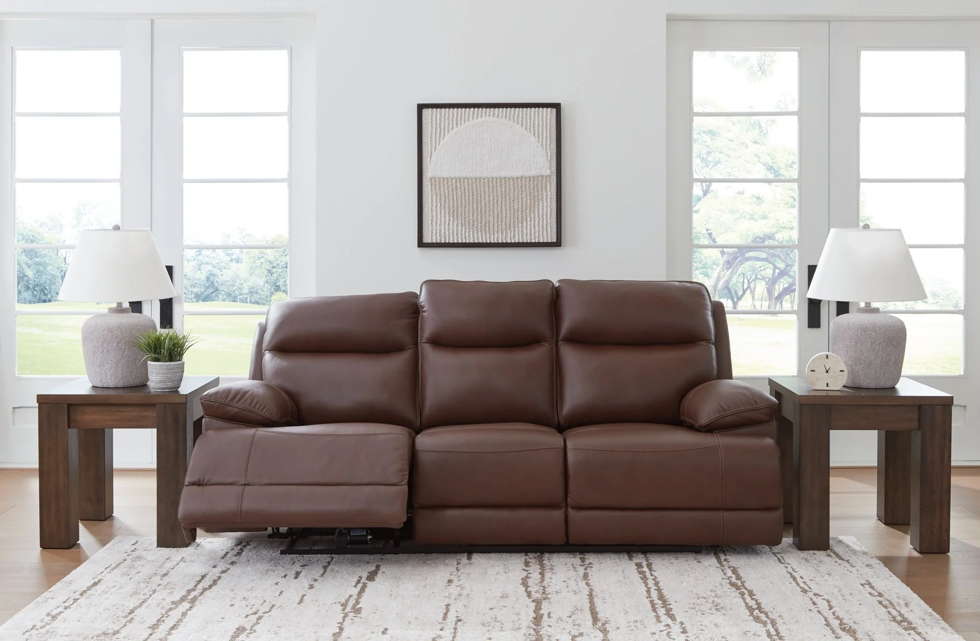 VonRyan Tobacco Power Reclining Living Room Set - Image 4