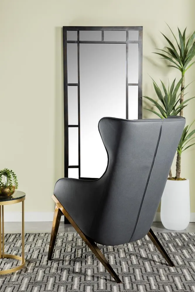 Walker Slate/Bronze Upholstered Accent Chair - Image 3