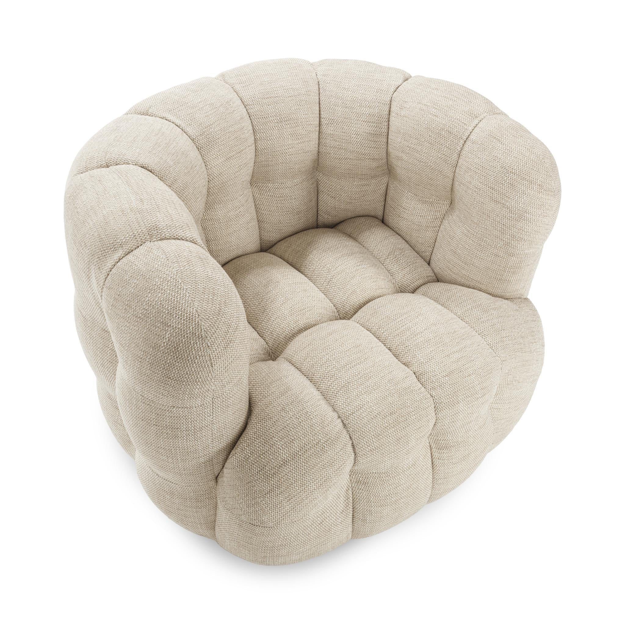 Walter Swivel Chair - Beige - Image 5