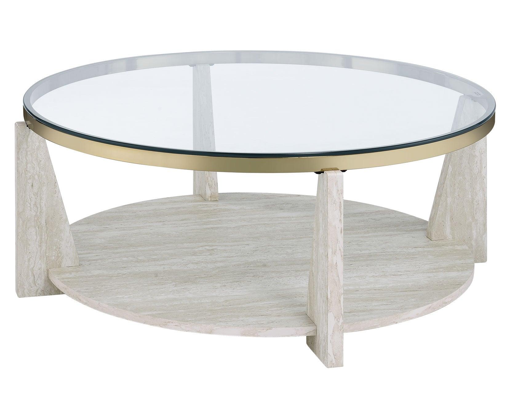 Wanda 3-Piece Glass Top Table Set (Castered Coffee Table & 2 End Tables) - Image 6