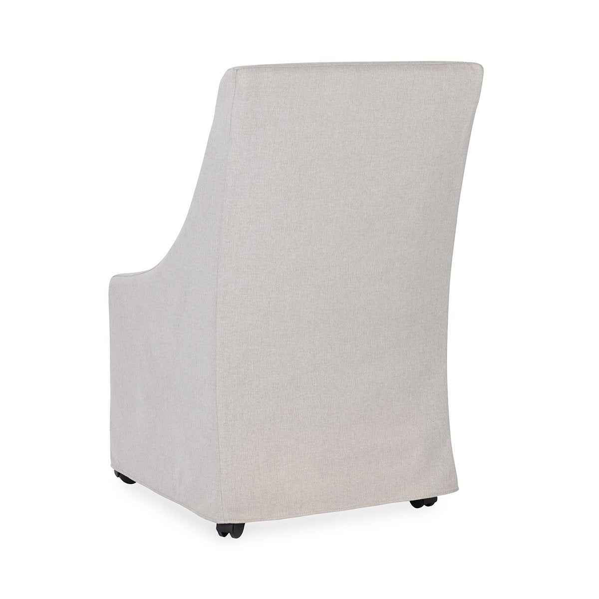 Warwick Dining Chair with Casters - Beige - Image 4