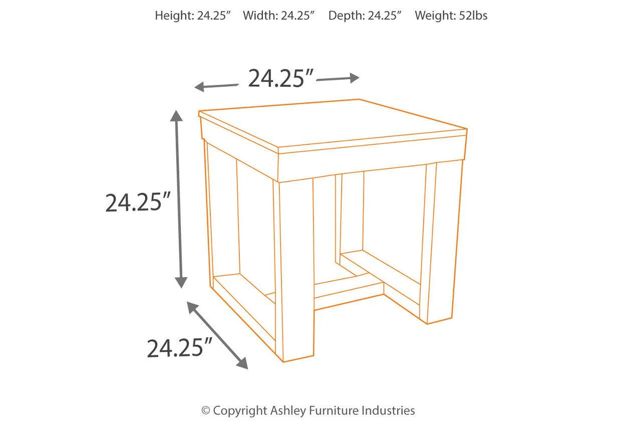 Watson Dark Brown End Table - Image 3