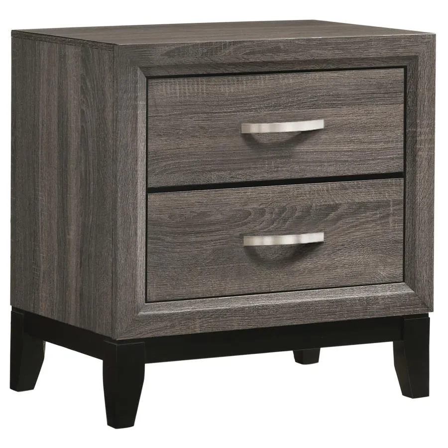 Watson Gray Oak 5-Piece Queen Bedroom Set - Image 5