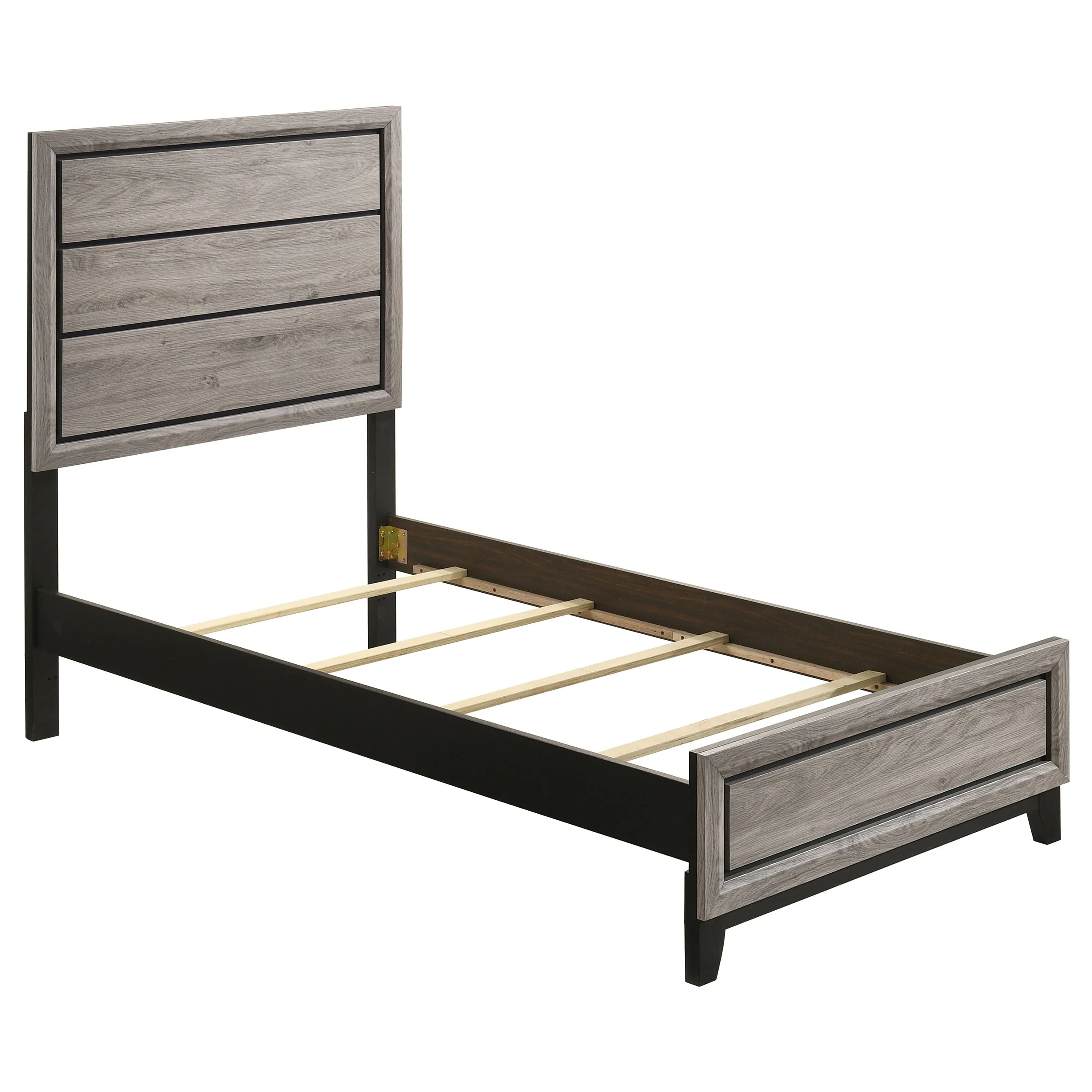 Watson Light Taupe Four-piece Twin Bedroom Set - Image 3